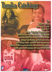 Tamika Catchings Autograph Card